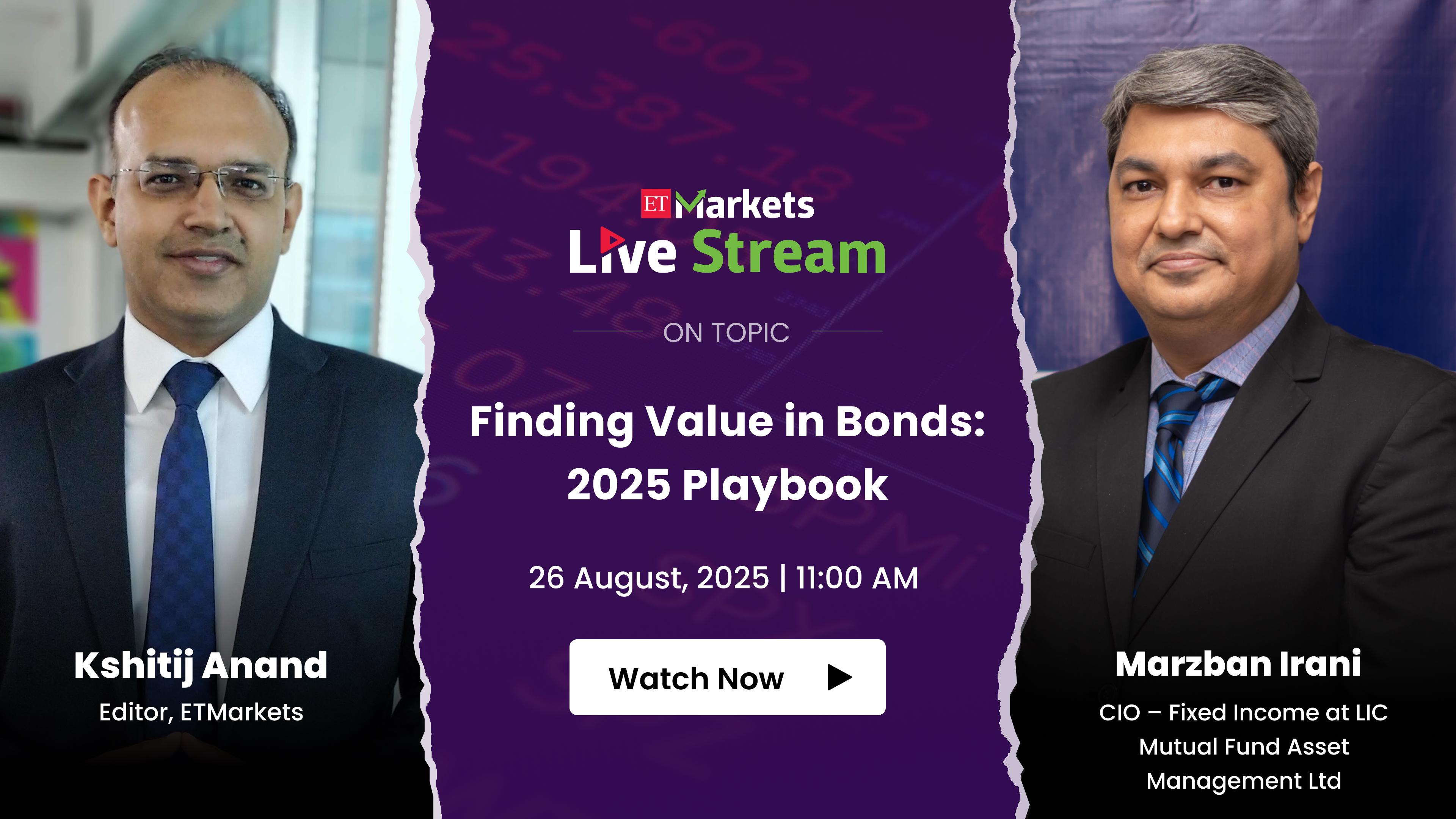 ETMarket LIVE Stream Video: Watch LIVE Stream Videos on THE ETMarkets LIVE